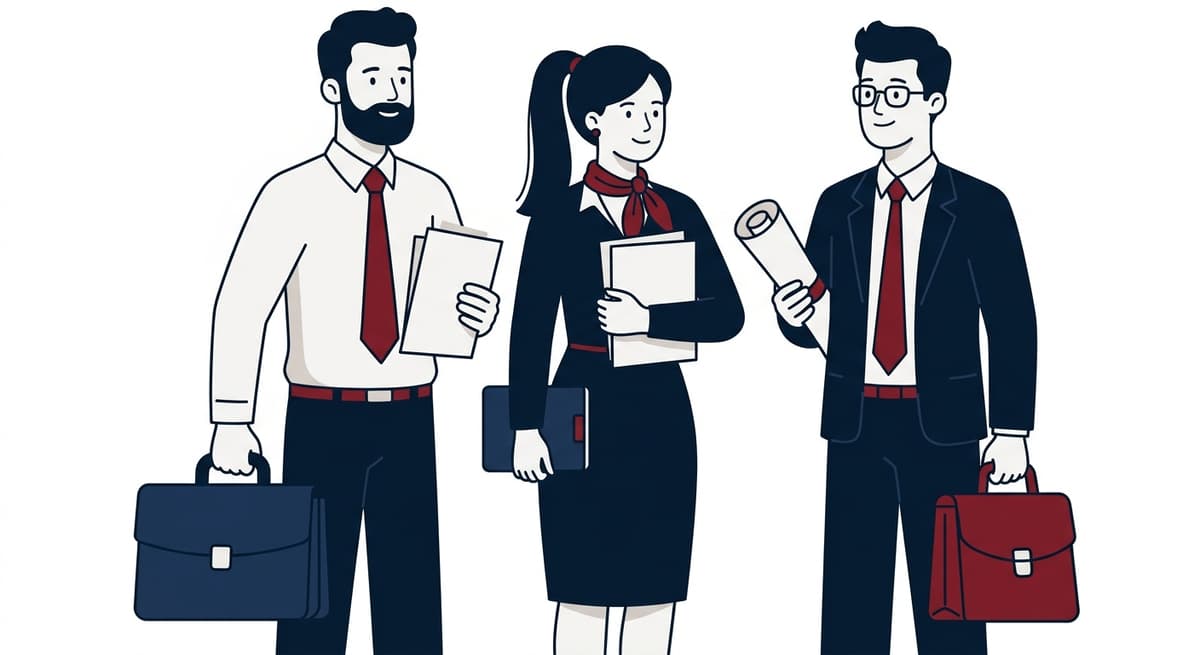 Illustratie team vWvL Advocaten